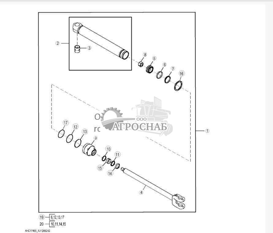Bucket Cylinder Components, Tool Carrier Linkage (TLC) 